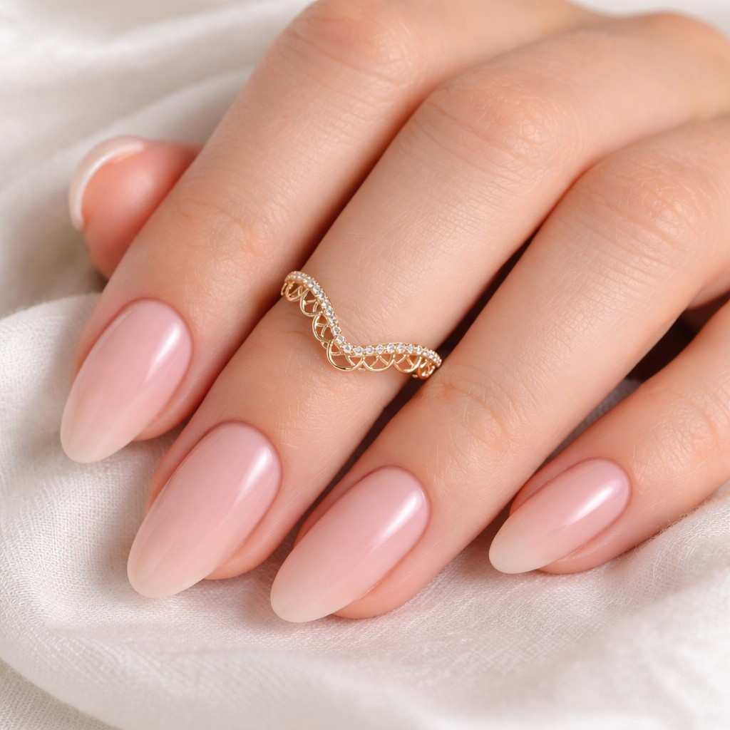 lab grown ring lab diamond ring curved enhancer chevron band crown band nesting band ring guard ring