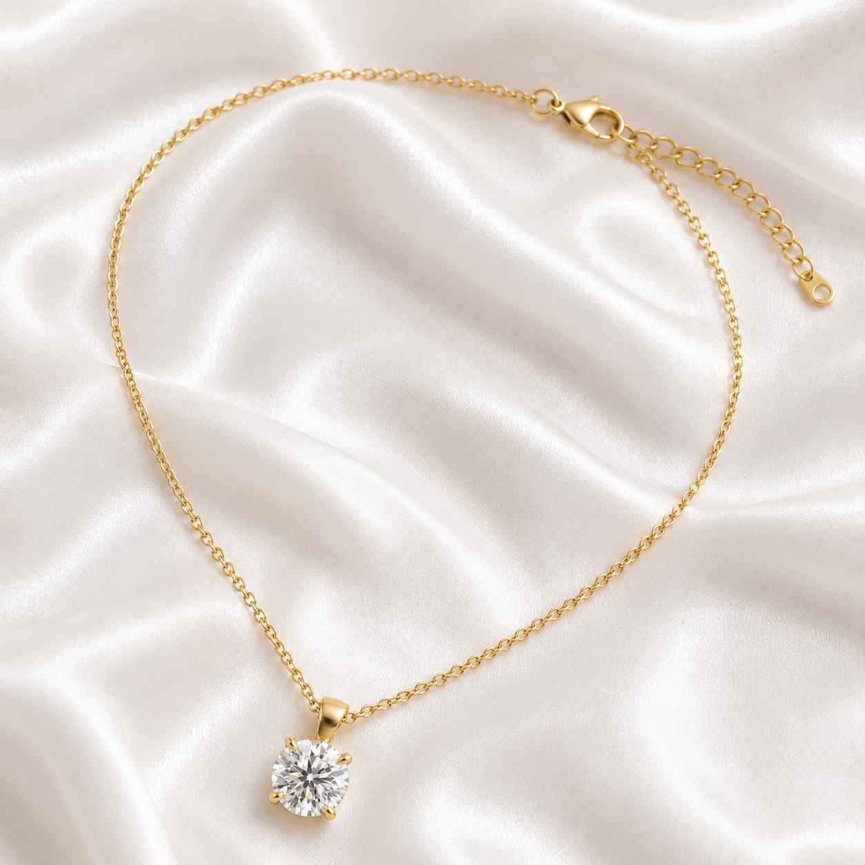 large stone necklace oversized pendant delicate carat necklace statement carat necklace petite pendant necklace