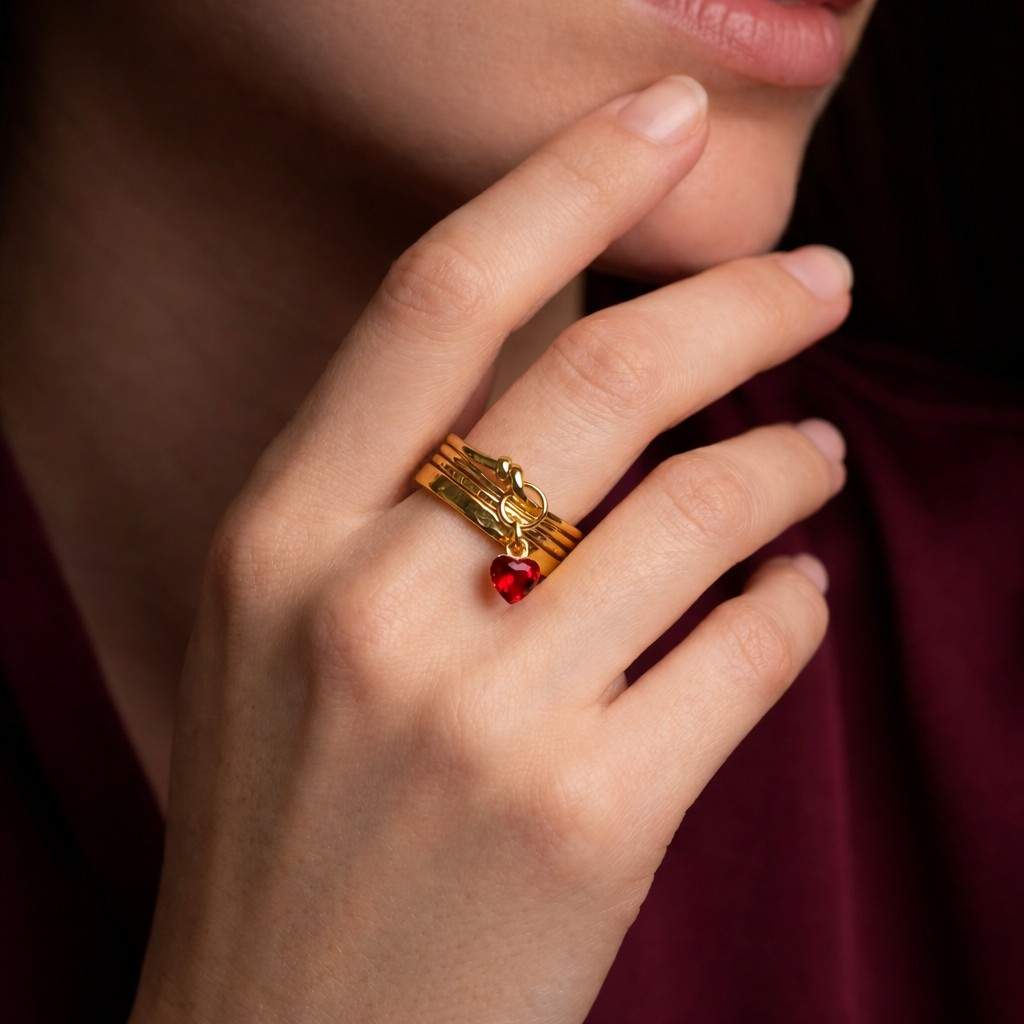love ring romantic ring charm jewelry heart jewelry stackable ring layered jewelry gold jewelry finger ring ring set boho ring minimalist ring cute ring daily ring casual ring