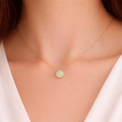 lover jewelry crystal necklace polished pendant round necklace trendy necklace stylish necklace fashion jewelry classic necklace delicate necklace thin chain necklace charm necklace