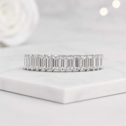 luxury band fine band elegant band modern band classic band thin ring comfort band polished band prong setting channel look wedding jewelry
