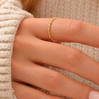 luxury ring fine jewelry premium ring heirloom ring gold stacking ring gold band ring gold bead jewelry gold fashion ring gold gift ring gold accessory gold everyday ring durable gold ring