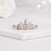Marquise Cut Lab Grown Diamond Cluster Engagement Ring