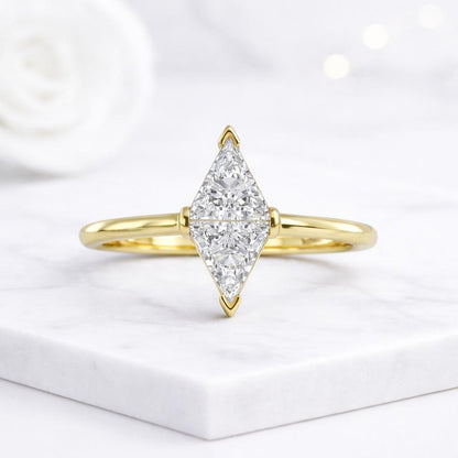 marquise ring gold ring solitaire ring promise ring thin band ring dainty ring womens ring fine jewelry minimalist ring elegant ring geometric ring pointed ring unique ring crystal ring