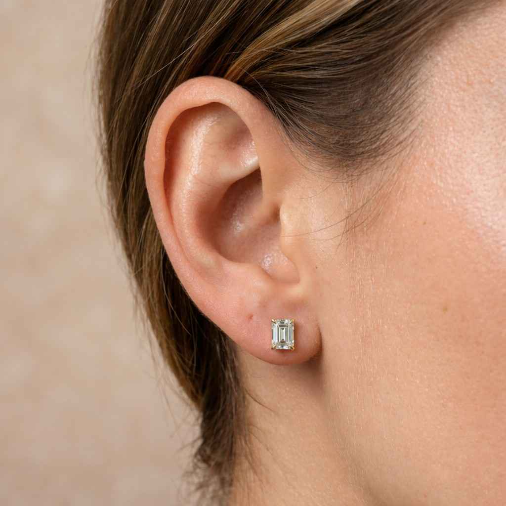 minimal earrings minimalist jewelry dainty earrings modern earrings simple earrings everyday earrings stacking earrings