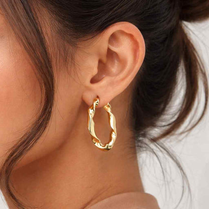 minimal hoop earrings dainty gold hoops modern hoop earrings simple gold hoops everyday hoop earrings