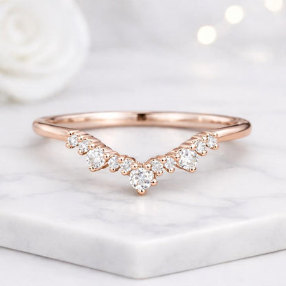 mixed shape ring classic shape ring modern shape ring elegant shape ring unique shape ring bridal shape band