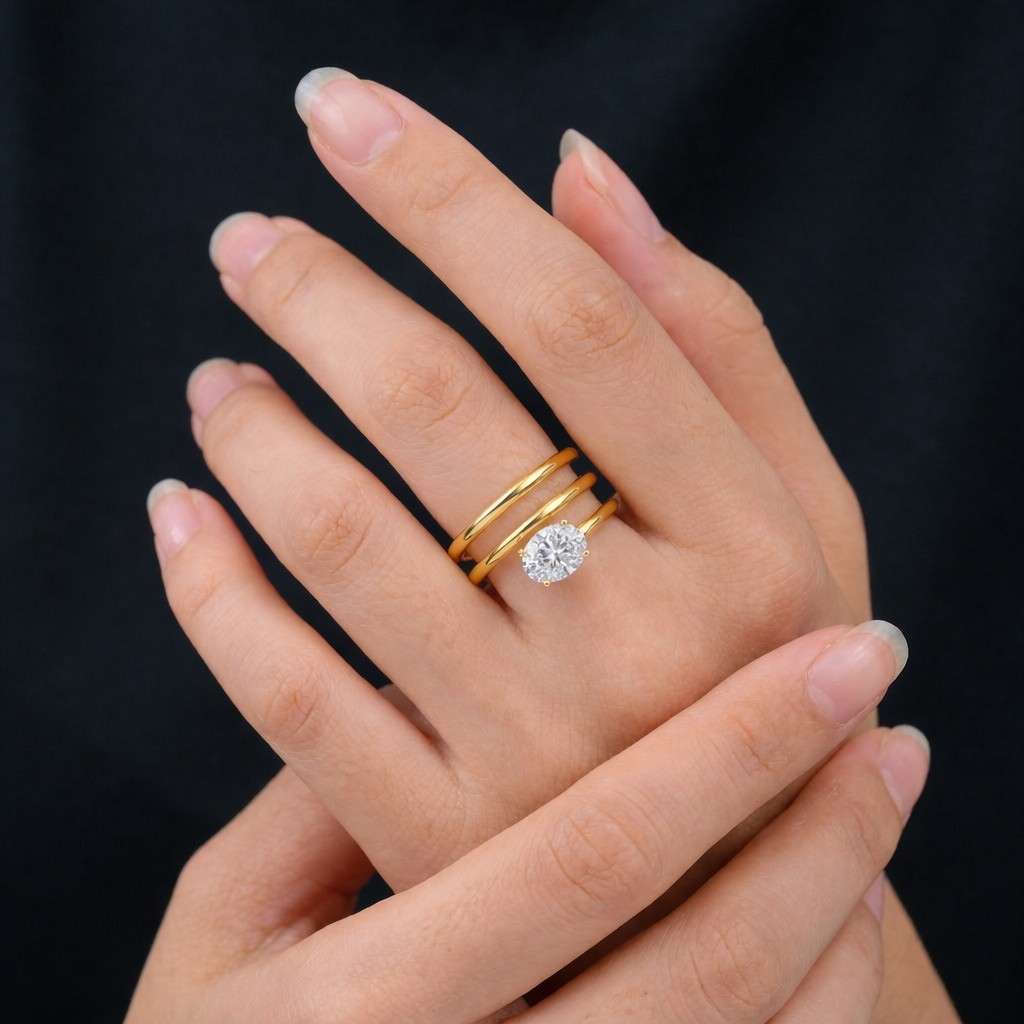 modern metal ring timeless metal ring refined metal ring minimalist metal ring dainty metal ring stacking metal ring