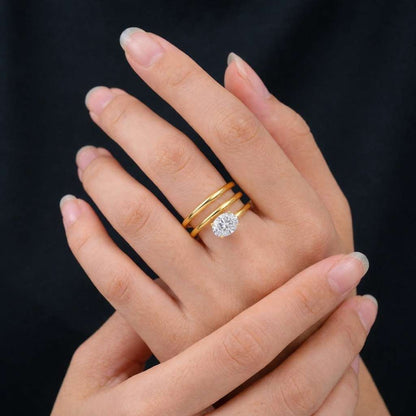 modern metal ring timeless metal ring refined metal ring minimalist metal ring dainty metal ring stacking metal ring