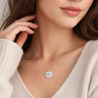 modern pendant signature necklace handmade jewelry custom gift daily necklace layering jewelry chic necklace clean design feminine necklace pretty necklace aesthetic jewelry timeless necklace gift for women