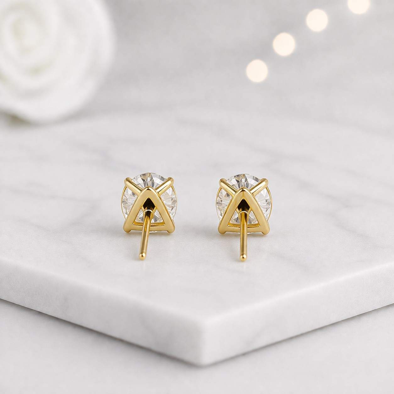 diamond earrings moissanite earrings lab diamond earrings cubic zirconia earrings simulated diamond earrings