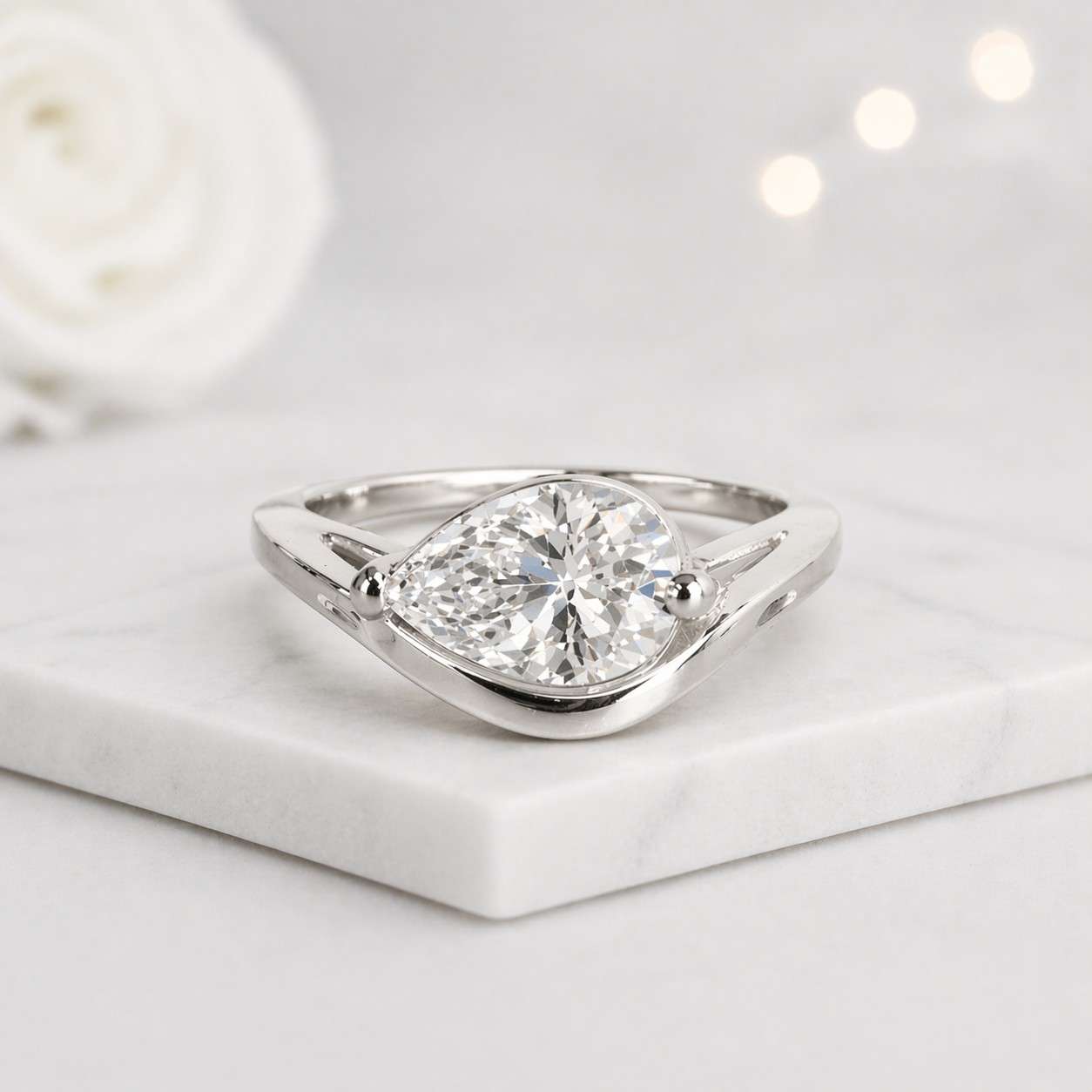 moissanite engagement ring lab created diamond ring cubic zirconia jewelry faux diamond ring ethical diamond ring conflict free ring sustainable jewelry eco jewelry