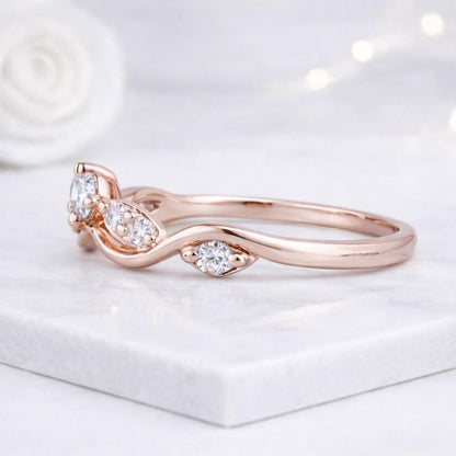 moissanite ring cubic zirconia ring cz ring moissanite band lab diamond band moissanite wedding band cz wedding band