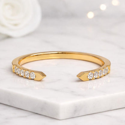 moissanite ring cubic zirconia ring lab gemstone ring moissanite jewelry cz ring moissanite cuff ring cz cuff ring moissanite band
