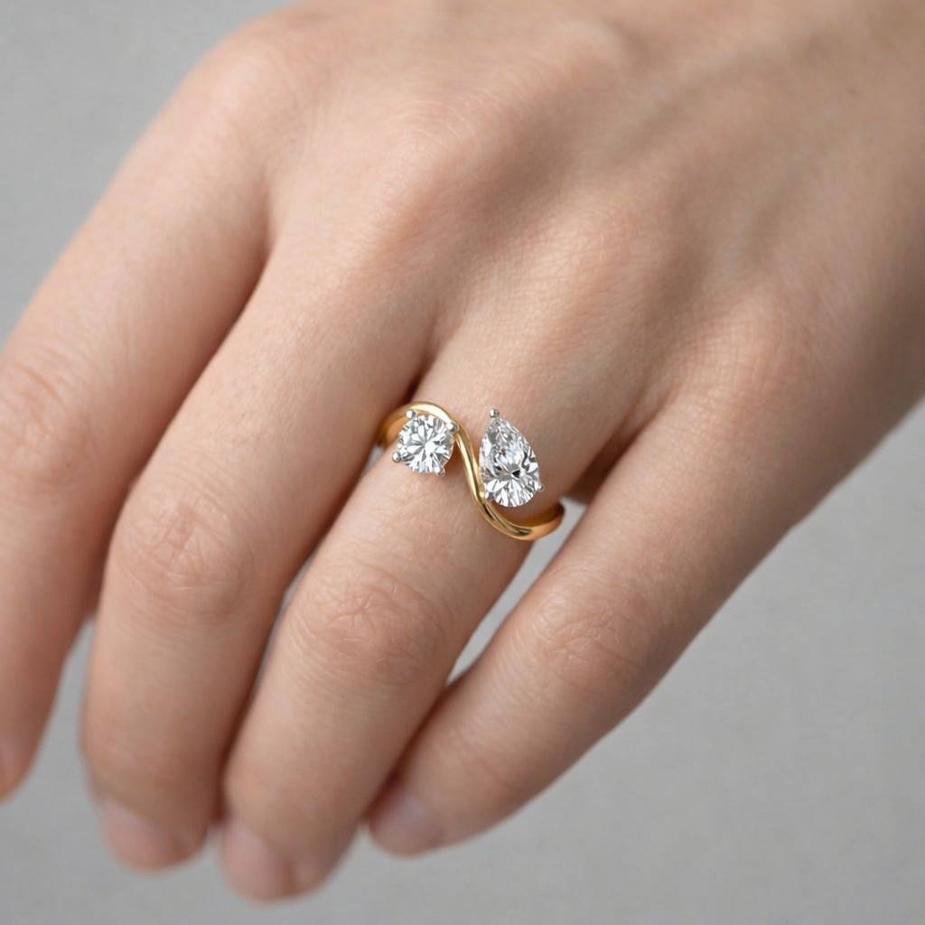 diamond ring moissanite ring lab diamond ring cubic zirconia ring simulated diamond ring clear gemstone ring
