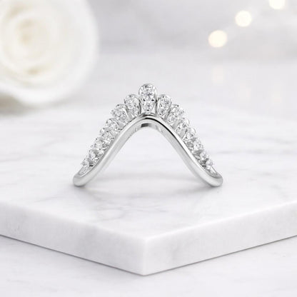 moissanite ring moissanite band moissanite wedding band moissanite contour ring moissanite chevron ring