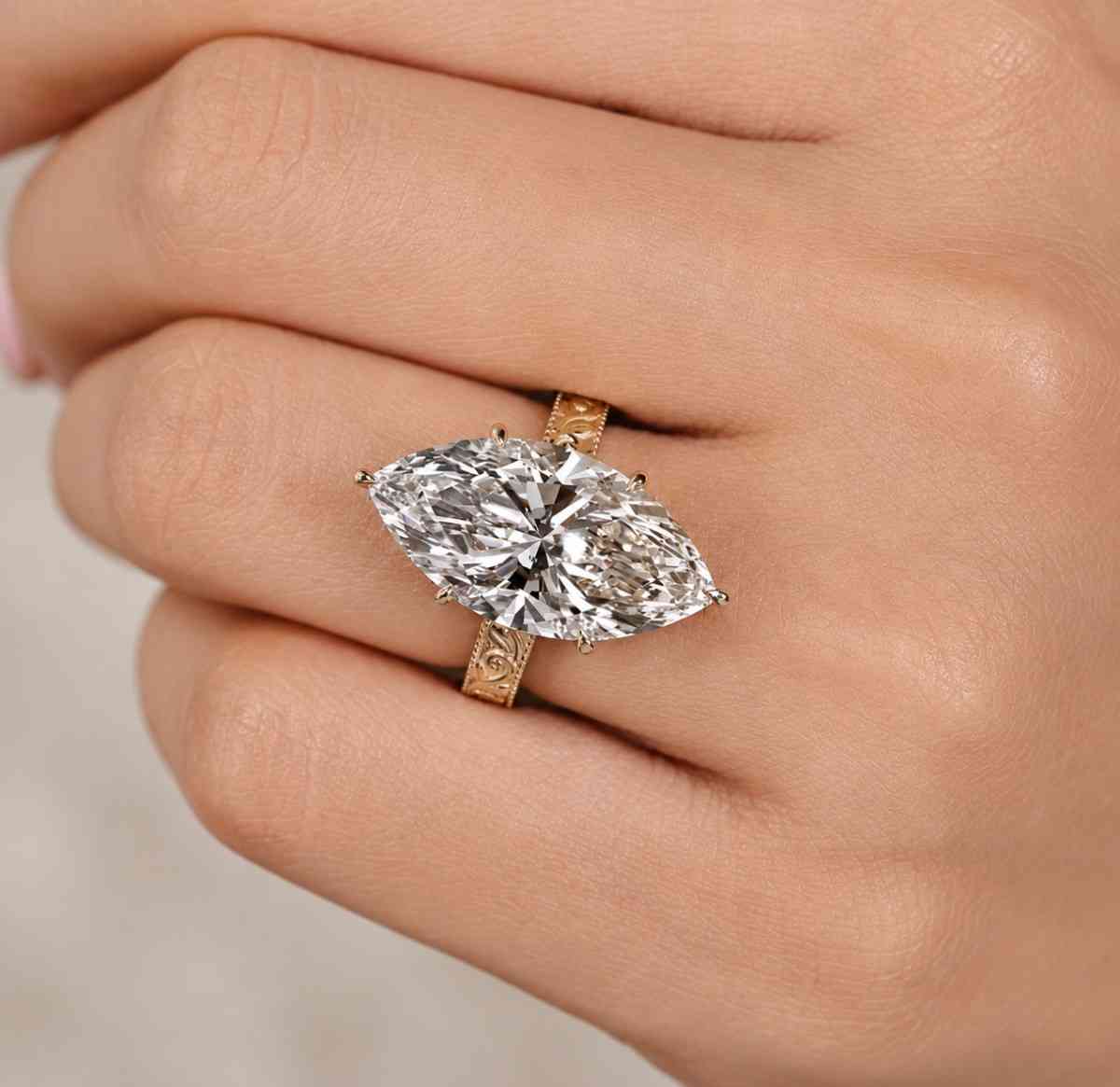 moissanite ring moissanite engagement ring moissanite halo ring moissanite marquise ring
