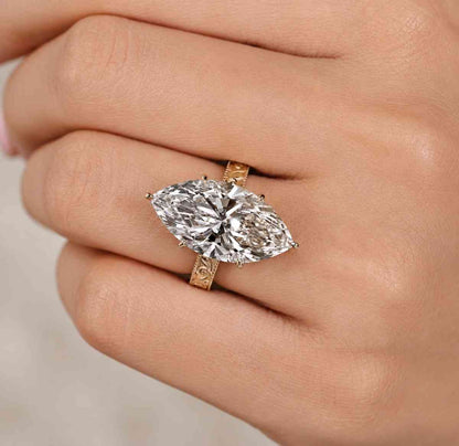 moissanite ring moissanite engagement ring moissanite halo ring moissanite marquise ring