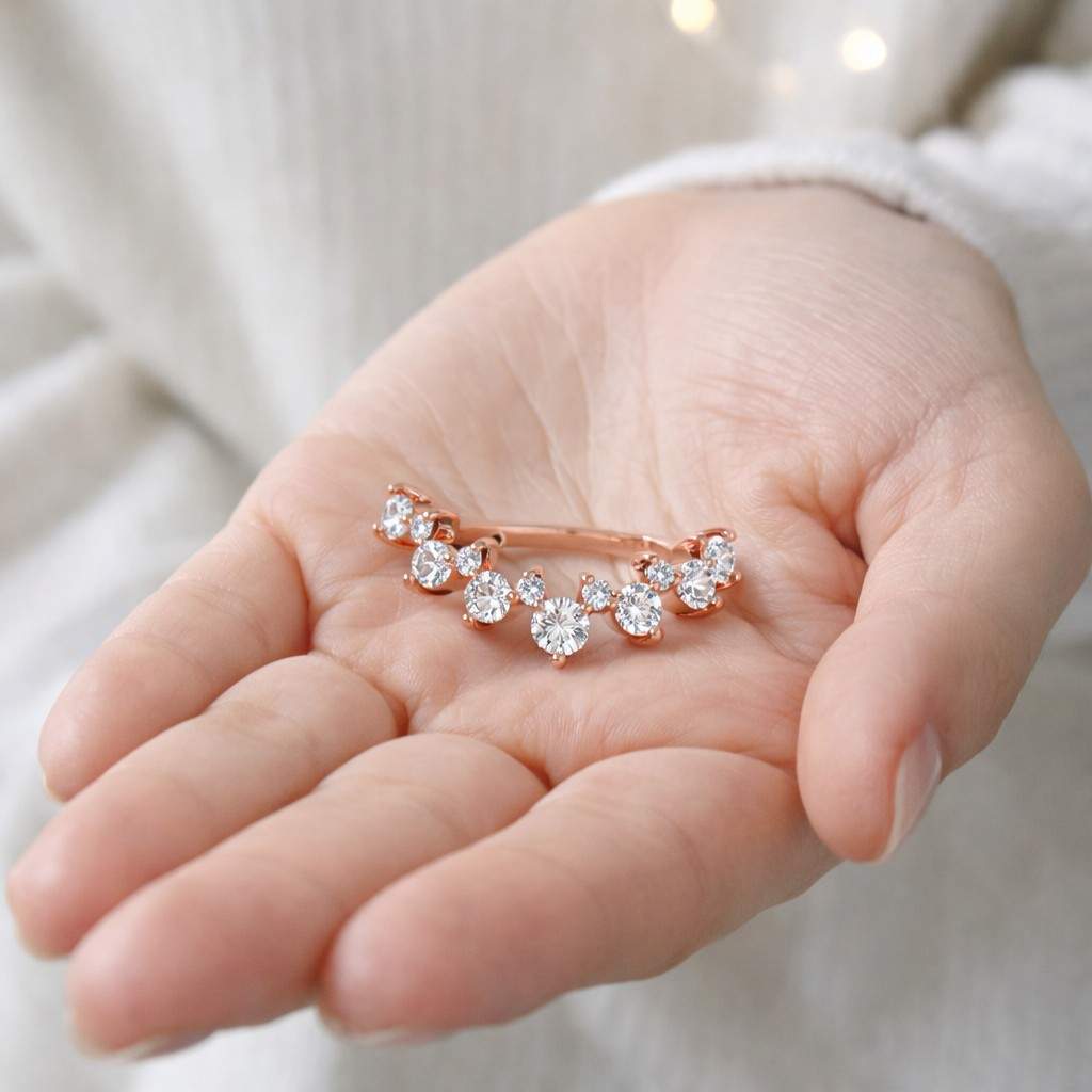 natural diamond ring ethical diamond ring conflict free ring brilliant stone ring clear stone ring gemstone ring