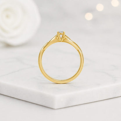 natural diamond ring ethical diamond ring forever ring moissanite engagement ring lab created diamond cz engagement ring clear crystal ring sparkling engagement ring