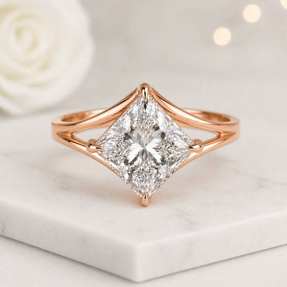 natural diamond ring lab created ring moissanite engagement ring cz engagement ring gemstone engagement ring bridal stone ring wedding stone ring solitaire diamond ring