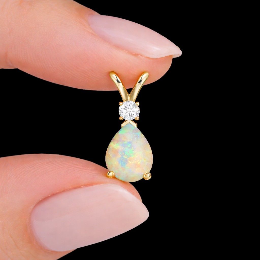 natural opal pendant white opal pendant australian opal pendant ethiopian opal pendant fire opal pendant