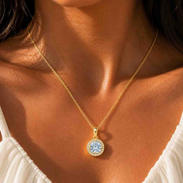 necklace everyday necklace fine jewelry women necklace gift necklace elegant pendant classic necklace small pendant cable chain necklace