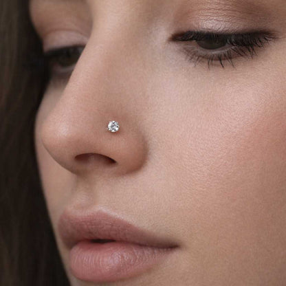nose screw stud nose bone stud straight post stud ball back stud gemstone nose stud classic nose stud simple nose stud modern nose stud
