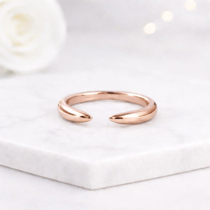 open ring adjustable ring cuff ring midi ring stacking ring slim ring thin band ring minimalist ring dainty ring