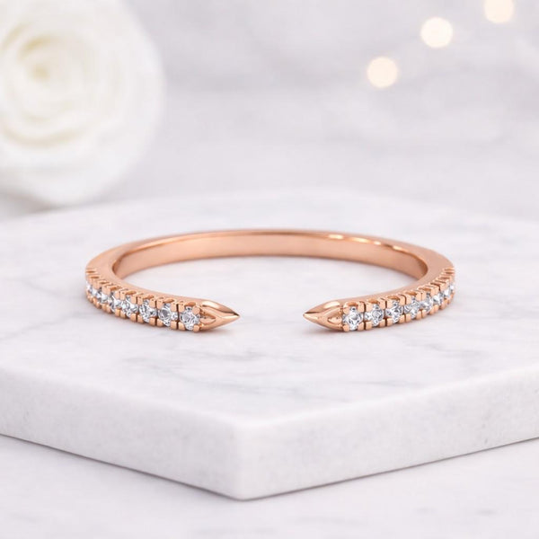 open ring nail ring wrap ring bypass ring adjustable ring gold ring thin ring stacking ring dainty ring minimalist ring