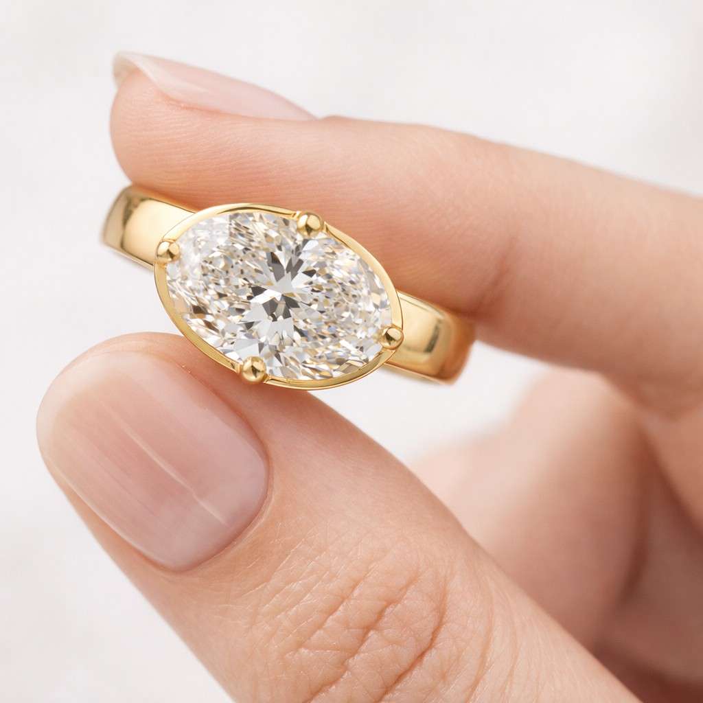 oval diamond shape elongated stone ring east west ring north south ring oval center ring oval engagement style oval bridal ring oval solitaire style oval gemstone shape elegant oval ring popular shape ring