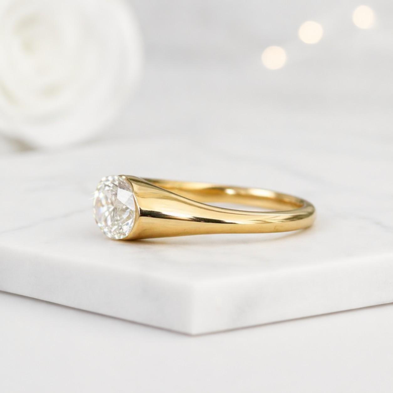 oval engagement oval solitaire bezel setting flush setting cigar band comfort band wide band narrow band oval stone crystal ring clear stone luxury style fine ring designer ring