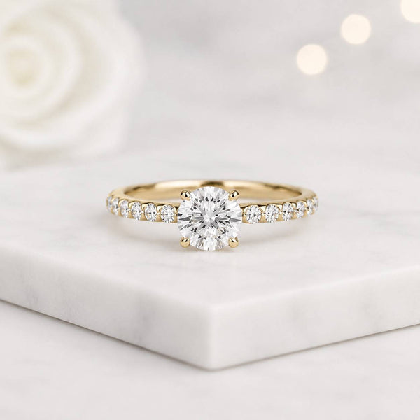 oval ring engagement ring solitaire ring pave ring rose gold ring lab grown ring diamond ring promise ring