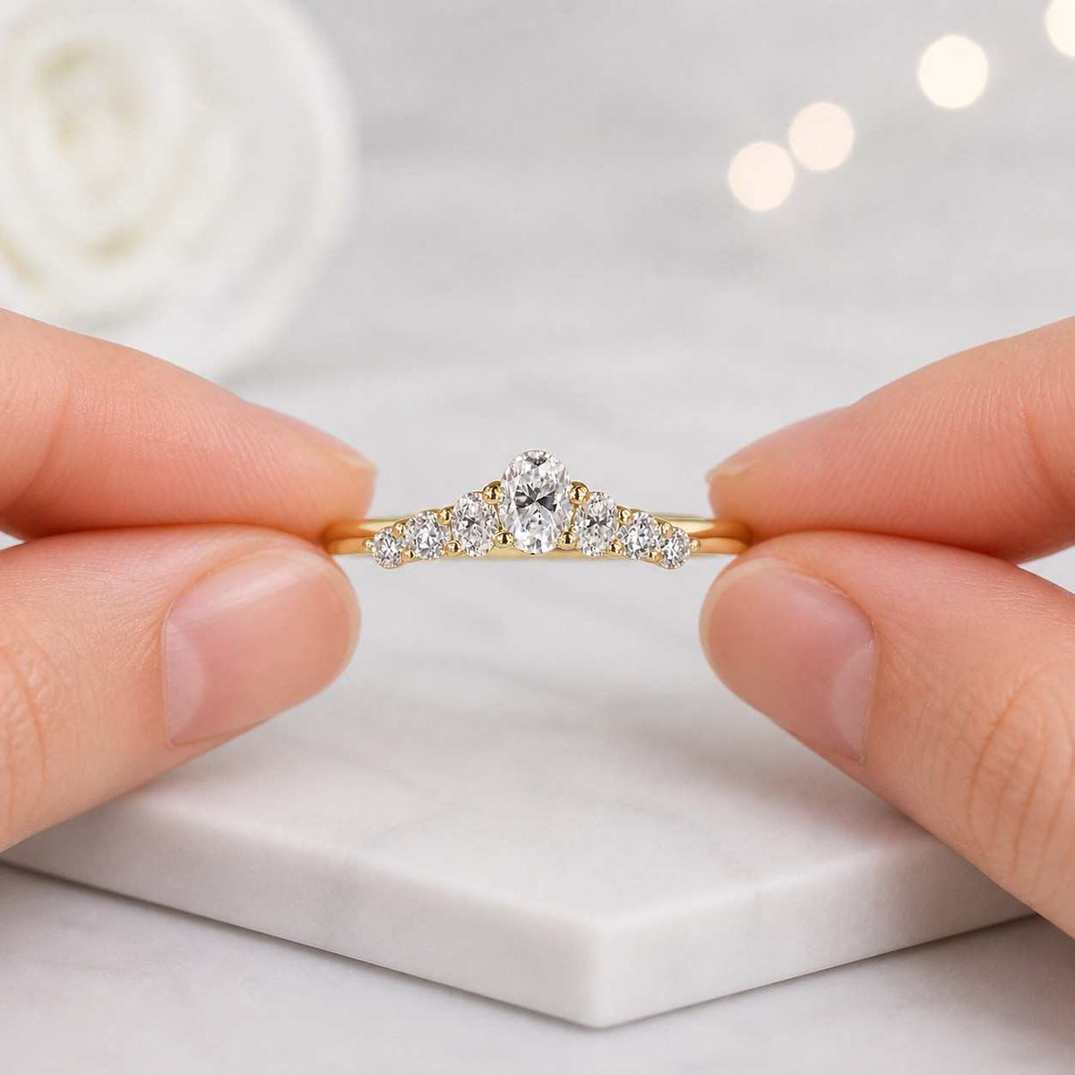oval ring gold ring crown ring curved ring chevron ring contour ring nesting ring stackable ring gemstone ring promise ring bridal ring women ring fine jewelry elegant ring dainty ring minimalist ring