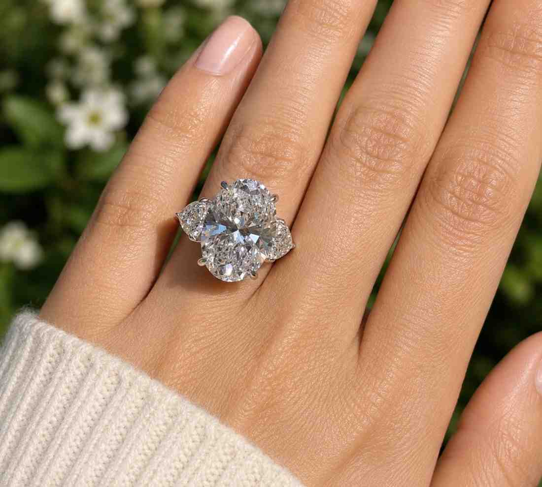 oval ring oval cut engagement ring oval diamond engagement ring oval center ring elongated oval ring