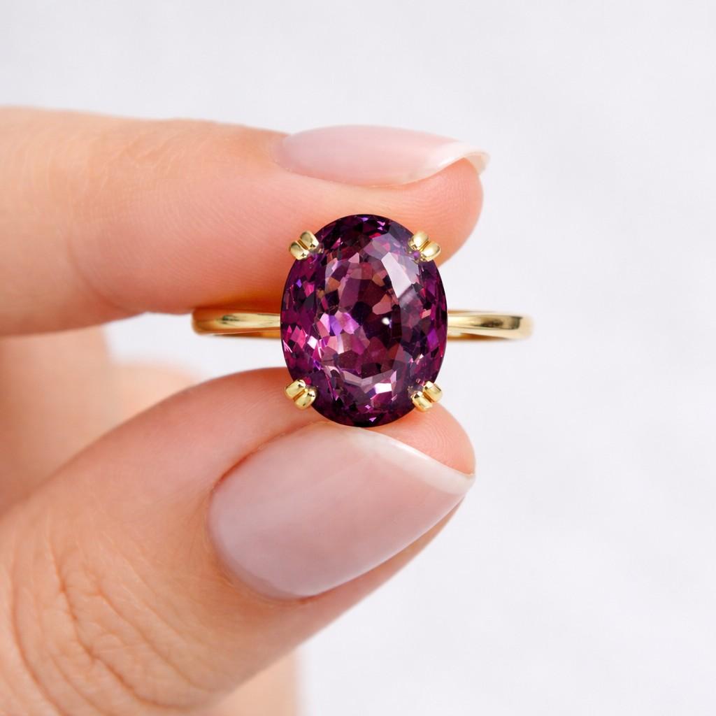 oval ring oval cut gemstone oval solitaire ring oval stone jewelry elongated oval ring classic oval ring faceted oval ring
