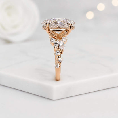 oval solitaire ring oval bridal ring oval gemstone ring oval center stone ring oval cut diamond ring