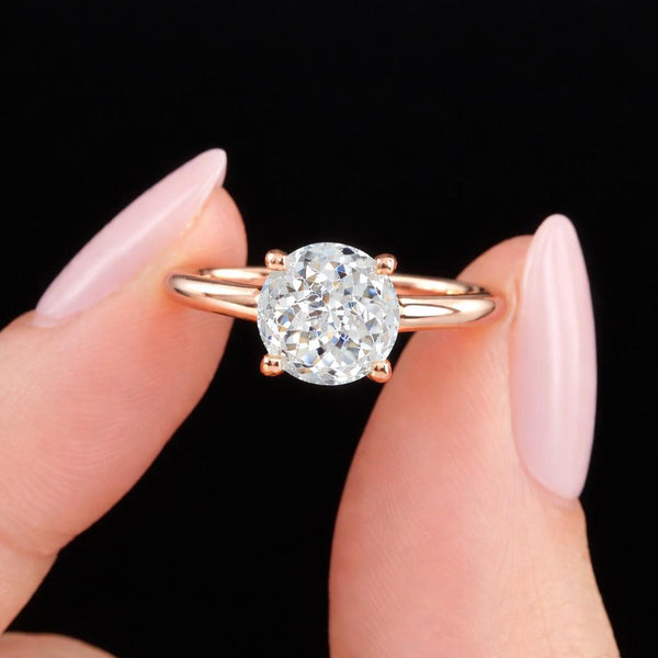 oval solitaire ring yellow gold ring solitaire engagement ring thin gold ring dainty engagement ring oval diamond ring