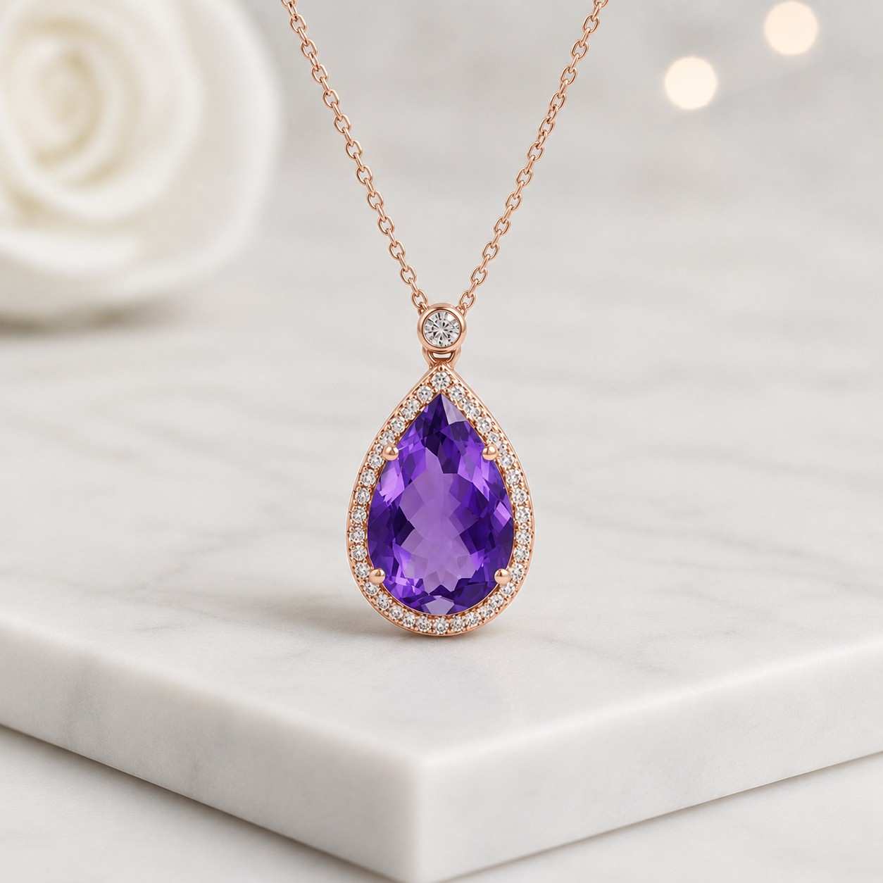 pear jewelry luxury necklace elegant jewelry fine jewelry daily jewelry women pendant gift for her charm necklace sparkle necklace bright