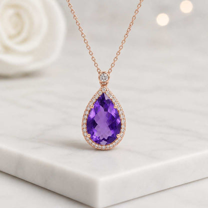 pear jewelry luxury necklace elegant jewelry fine jewelry daily jewelry women pendant gift for her charm necklace sparkle necklace bright