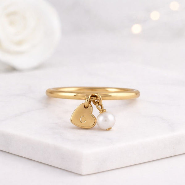 pearl gift pearl accessory pearl lover gift bridal pearl ring wedding pearl ring classic pearl jewelry elegant pearl ring timeless pearl ring natural pearl jewelry pearl fashion ring pearl stacking ring
