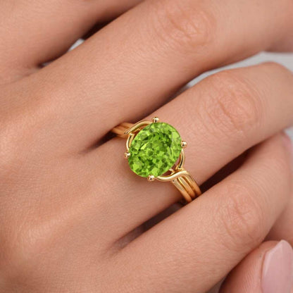 peridot gemstone ring natural peridot ring green peridot ring diamond accent ring moissanite ring lab diamond ring cubic zirconia ring cz ring gemstone engagement ring gemstone promise ring