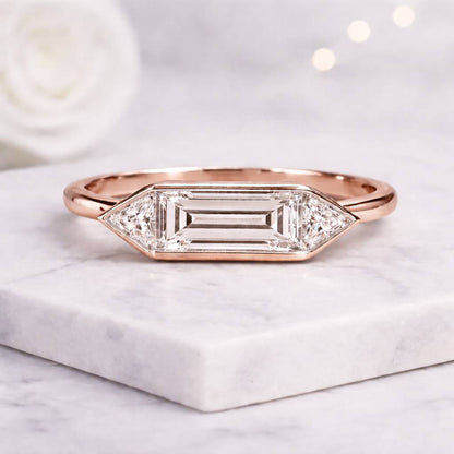 platinum bezel ring platinum solitaire ring platinum bridal ring platinum women ring platinum fashion ring platinum stacking ring platinum gift ring platinum handmade ring