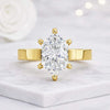 4 CT Dutch Marquise Cut Lab Grown Diamond Solitaire Engagement Ring