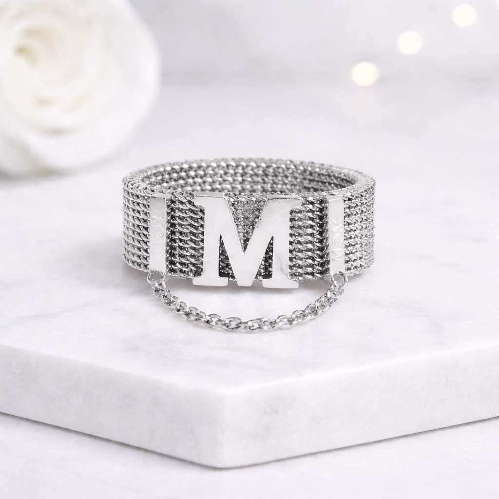 platinum statement ring silver wide band platinum wide band silver gift ring platinum gift ring