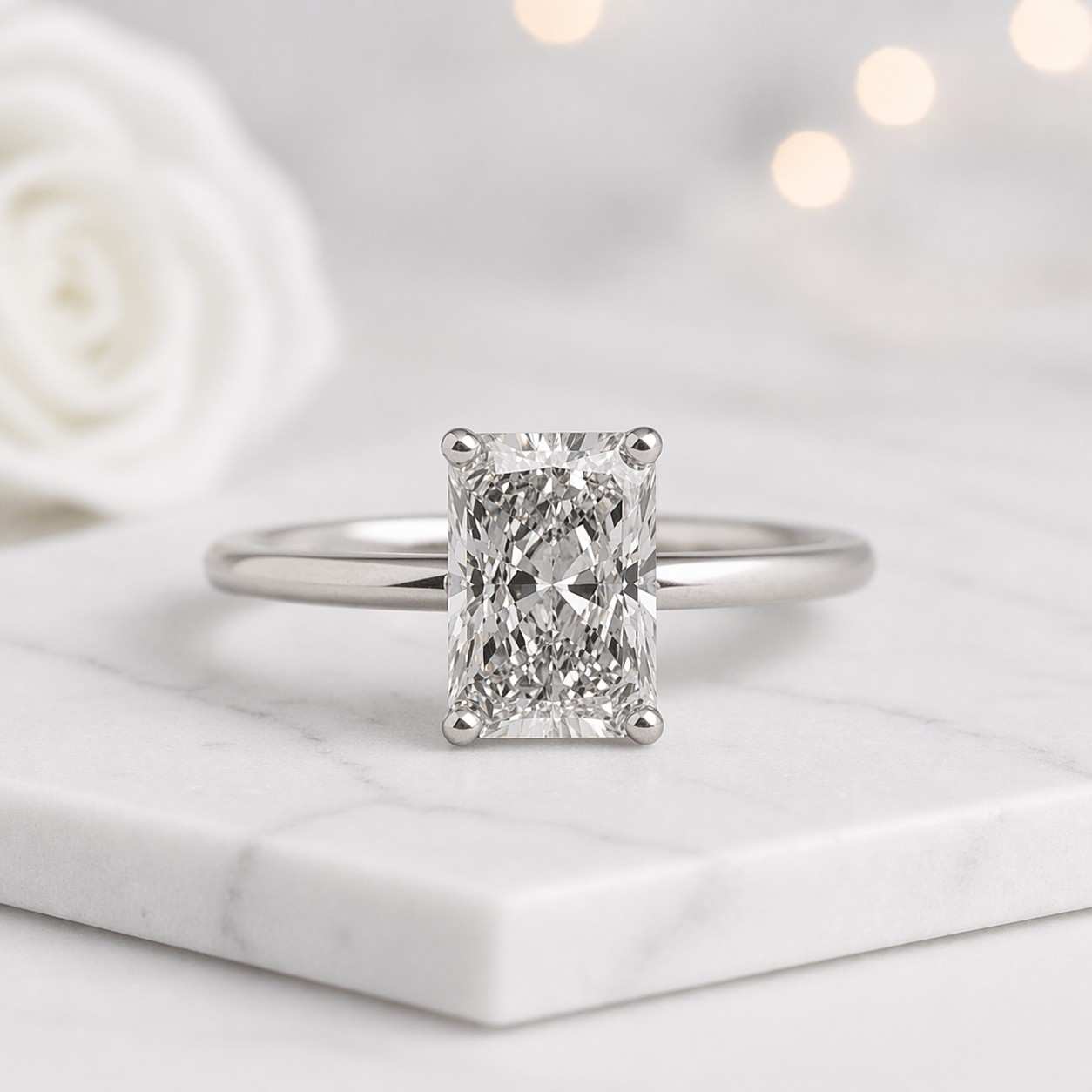 polished band ring handmade ring custom ring timeless ring rectangle ring large stone ring