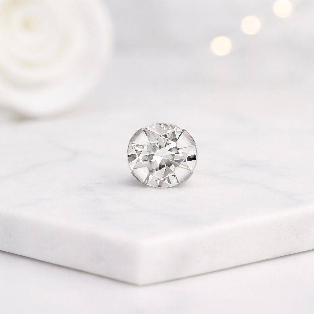 polished nose stud shiny nose stud small nose jewelry lightweight nose stud comfortable nose stud piercing stud