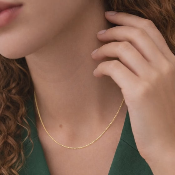 Gold Dainty Box
Link Chain Necklace
Women Necklace
Fine Gold Jewelry
