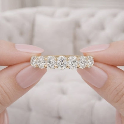  Half Eternity Stacking Ring