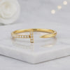 nail head ring open cuff ring pave band ring crystal pave ring gold cuff ring adjustable band ring wraparound ring